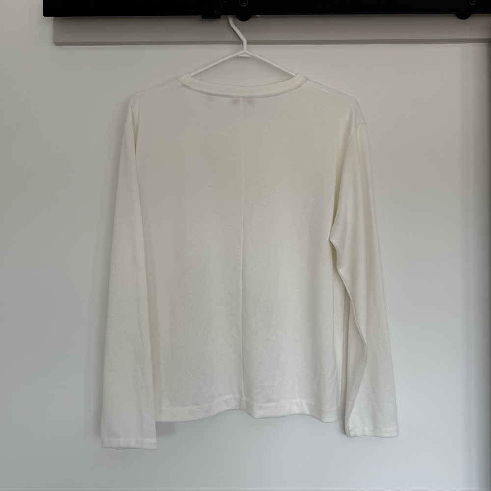 Vince Knit Relaxed Long-Sleeve T-Shirt - Picture 4 of 7